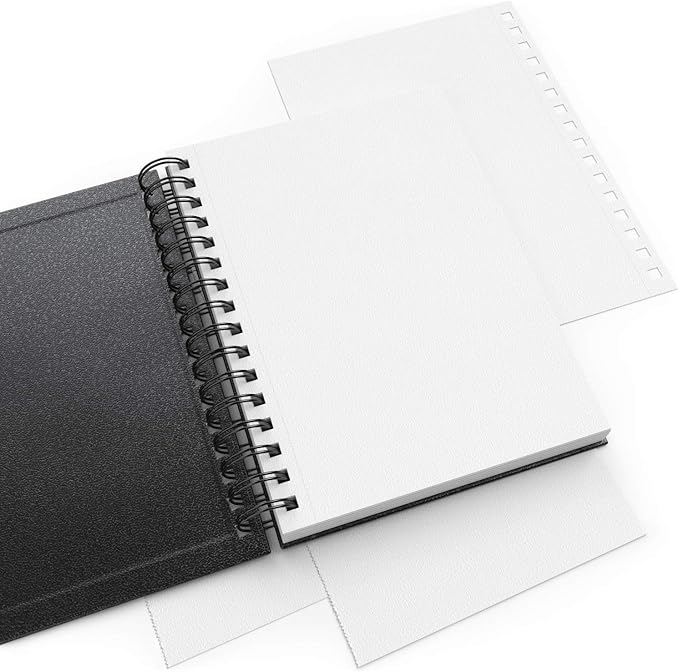 ARTEZA Watercolor Sketchbook Set, 64 Pages per Book, 5.5 x 8.5 Inches, - Image 5