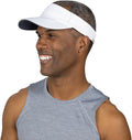 TrailHeads Sun Visor Hat for Men - Recycled Golf Visors for Men - Mens Running Visor for Tennis, Sports, Workouts