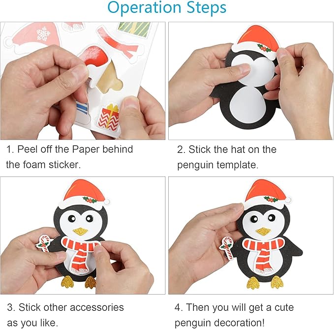 Fennoral 12 Pack Christmas Crafts - Image 4