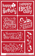 Over'N'Over Reusable Glass Etching Stencils – Durable Self-Stick Designs by OVER+%27N%27+OVER