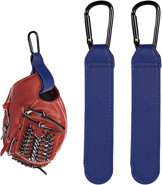Adjustable Baseball Glove Clip, Adjustable Baseball Glove Holder for Bag with Hanging Loops Sports Training Gear Organization Clip Bag Tool for Drying Charms Team Gifts