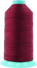 Mandala Crafts Bonded Nylon Thread Wine Heavy Duty Sewing Threads by MandalaCrafts