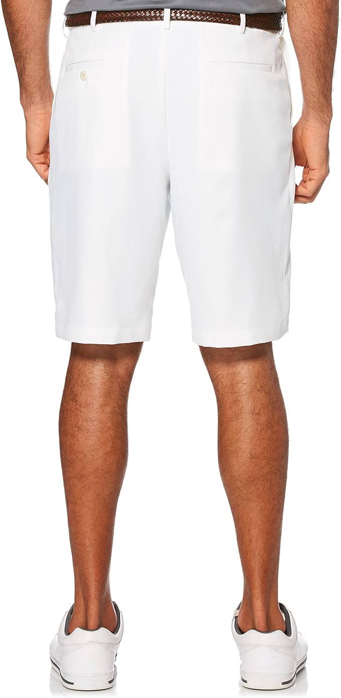 PGA Tour Men's 9" Golf Shorts with Expandable Waistband, Flat Front, Moisture-Wicking, Sun Protection, Stretch, Lightweight