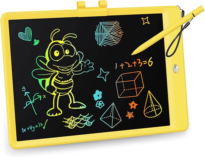 KOKODI LCD Writing Tablet, 10 Inch Colorful Doodle Board Drawing Tablet by WhereKidsLearnThroughPlay