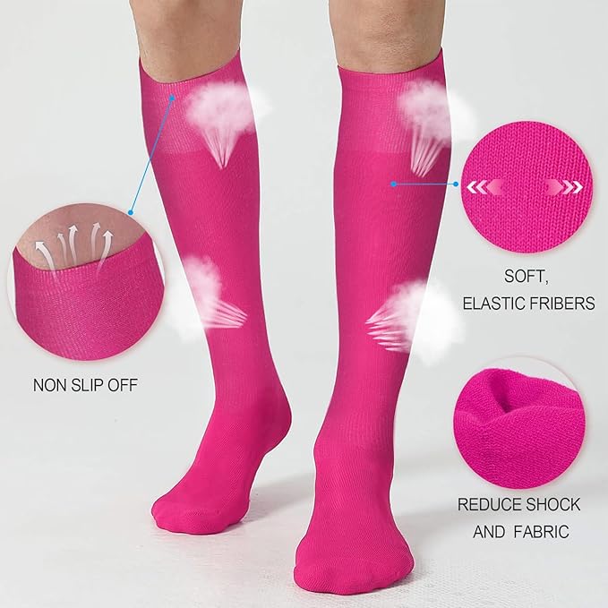 XZQTIVE Baseball Softball Socks and Baseball Softball Belt Combo Set Knee-High Soccer Socks for Kids Youth Adult
