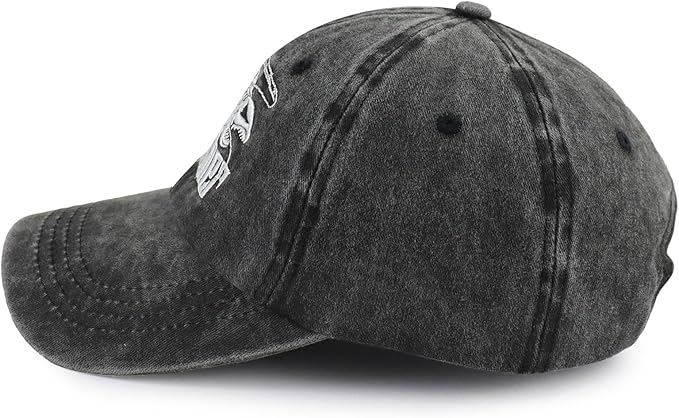 The Rodfather Pugfather Dogfather Grilfather Hats for Men, Adjustable Embroidered Dad Baseball Cap
