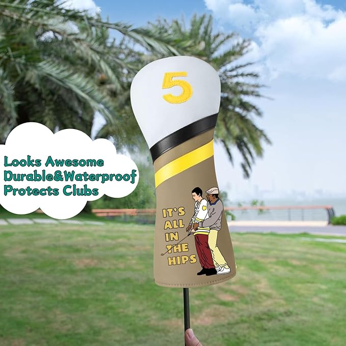 Funny Golf Putter Headcover, Perfect Golf Gift for Men and Women, Golf Accessories for Golfers
