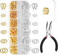 1440 Pcs Jump Rings for Jewelry Making Kits, by MUZHUPGUZ