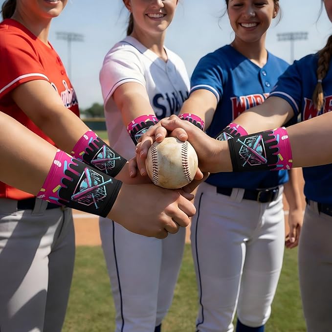 Baseball Ice Cream Drip / 67 Meme Themed Wristbands Sports Cooling Non Slip Wristbands Gift for Sport Baseball Team Ball Lovers Players Sport Gym Party Favors