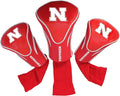 Team Golf NCAA Florida Gators Contour Golf Club Headcovers (3 Count) Numbered 1, 3, & X, Fits Oversized Drivers, Utility, Rescue & Fairway Clubs, Velour Lined for Extra Club Protection