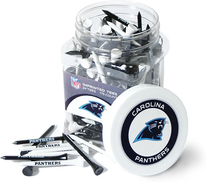 Team Golf NFL Green Bay Packers Jar Of 175 Golf Tees 2-3/4" Golf Tees, 175 Pack, Regulation Size, Multi Team Colors
