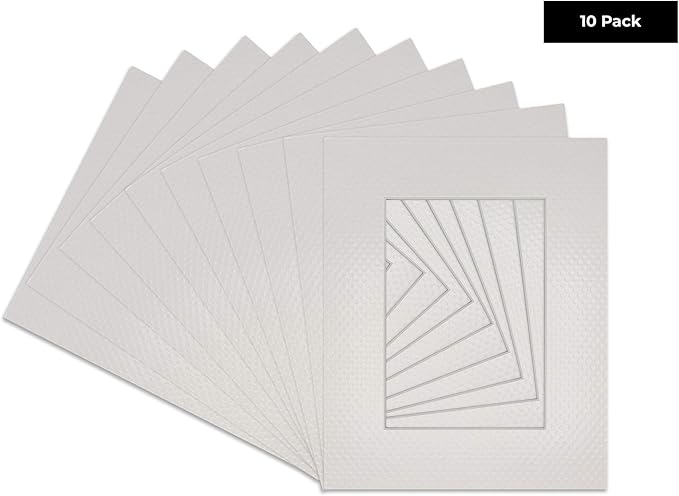 Pack of Ten Acid Free 11x14 Mats Bevel Cut - Image 2