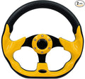 12.5 inch Golf Cart Steering Wheel Universal Ergonomic Design for EZGO RXV & TXT, Club Car DS and Precedent Tempo, Yamaha, Most Golf Cart
