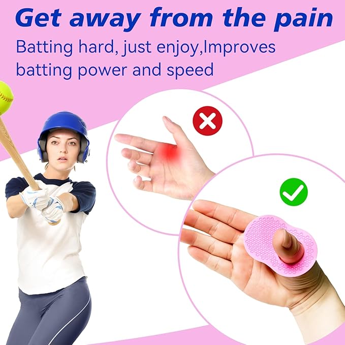 2 Pack Batter's Baseball Thumb Guard for Pro Batters, Hitter Training Aid, Thumb Guard Baseball & Softball Baseball Batting Grip Baseball Accessories Baseball Training Equipment Reduce Bat Sting-Black