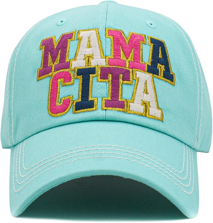 Funky Junque Distressed Vintage Baseball Cap - Embroidered Patch Women's Hat - Holiday, Lifestyle & Patriotic Designs