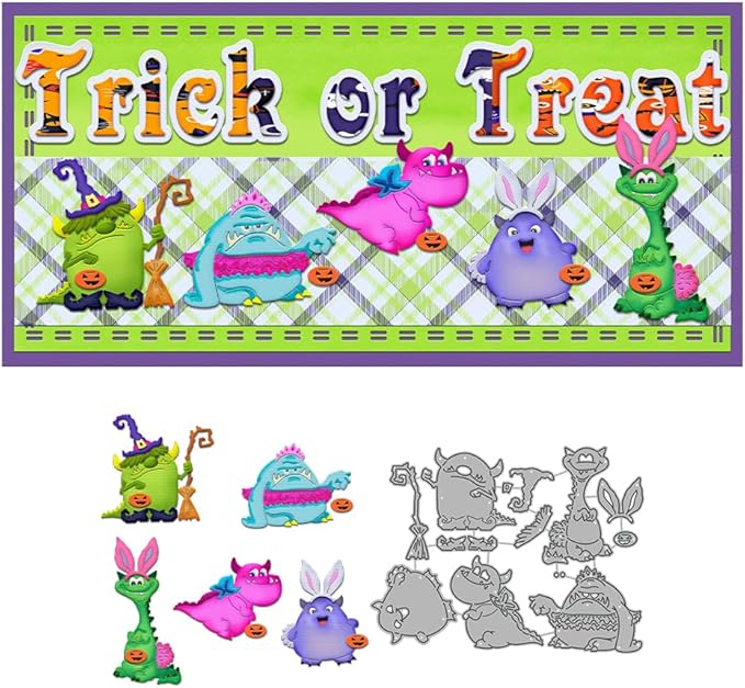 Halloween Clear Silicone stampReusable Stamp by YIXUAN