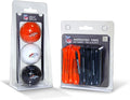 Team Golf NFL Kansas City Chiefs 3 Golf Balls and 50 Golf Tees Logo Imprinted Golf Balls (3 Count) & 2-3/4" Regulation Golf Tees (50 Count), Multi Colored