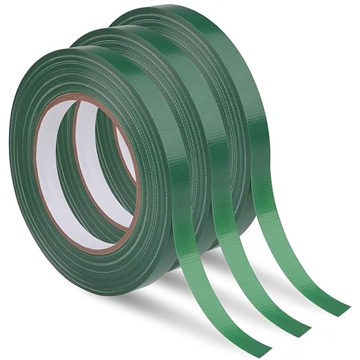 Prudiut 3 Roll Green Floral Tape Waterproof Florist Tape, 1/2" Wide Flower Wrap by Prudiut