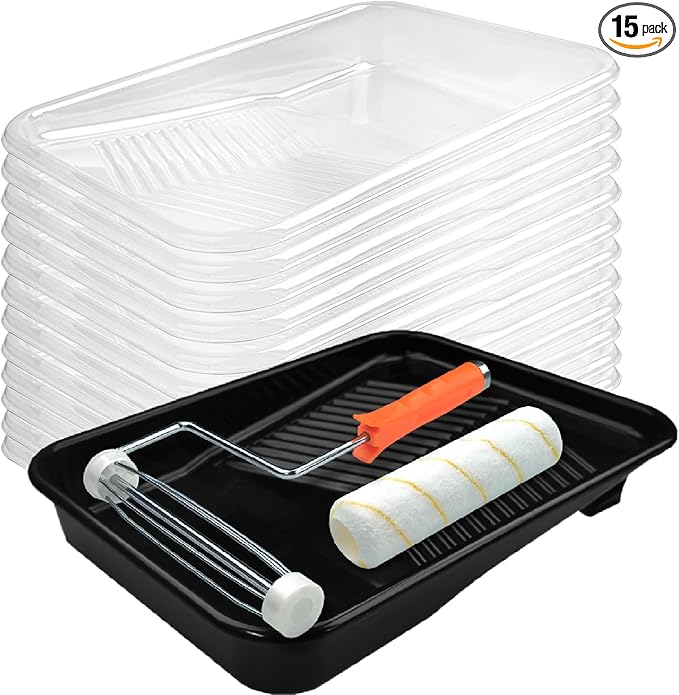 Great Andrew 9 Inch Paint Tray Set, Plastic Paint Tray by Greatandrew