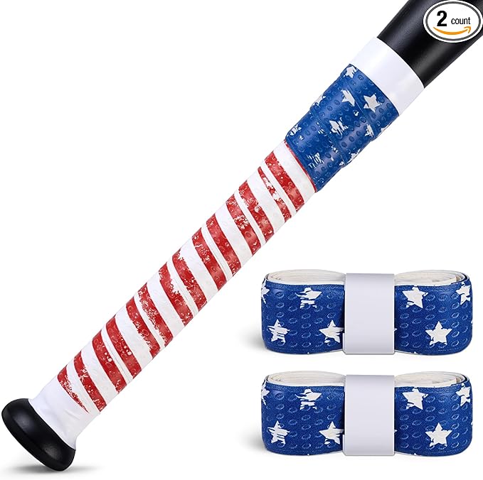 Baseball Bat Grip Tapes 1.5mm Precut and Full Adhesive Softball Grip Tape,Non-Slip Baseball Bat Wrap Tape Religious Cricket Batting Tape Replacement