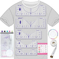 Vowlove Tshirt Ruler Guide for Vinyl Alignment, T Shirt Ruler to Center Designs by Vowlove