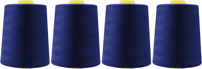 Mandala Crafts 4 Pack of Serger Threads Cones Spools by MandalaCrafts