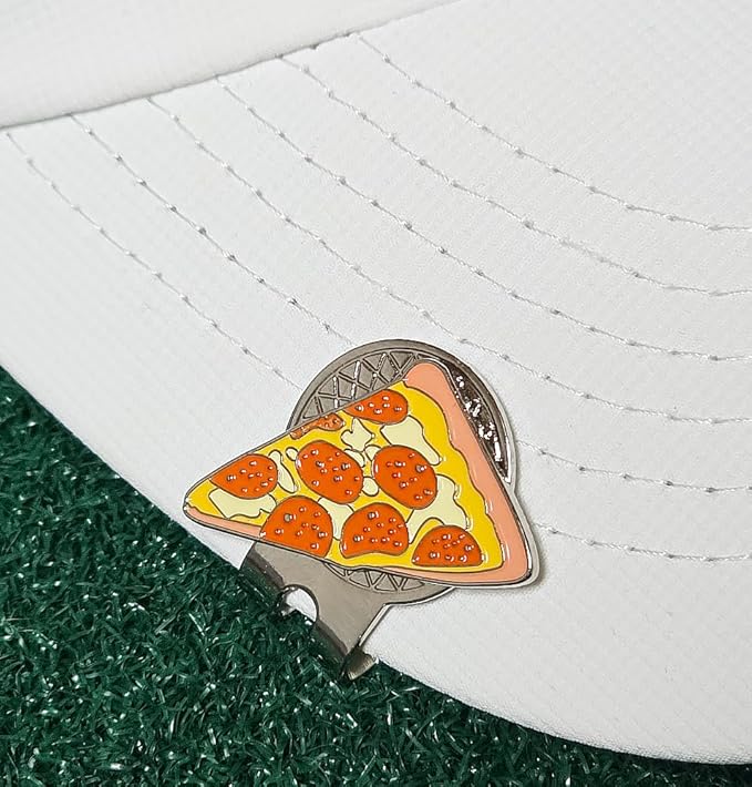 Food & Drink Golf Ball Markers with Hat Clip – Funny Magnetic Golf Accessories & Unique Gifts for Golf Lovers