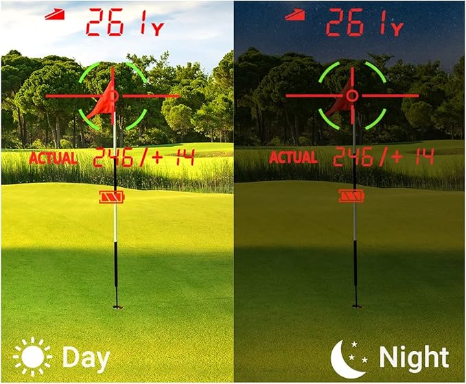 Voice Caddie TL1 Golf Rangefinder with Slope & Magnet | Dual Color OLED | Auto Slope Switch | Superior Grade Optics & Superior Precision Speed | Enhanced Pin Lock with Vibration Golf Laser Rangefinder
