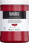 Liquitex Professional Heavy Body Acrylic Paint, 32-oz Pot, Alizarin Crimson Hue by Liquitex