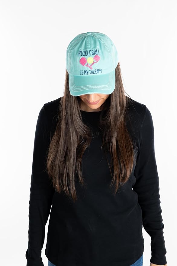 Funky Junque Distressed Vintage Baseball Cap - Embroidered Patch Women's Hat - Holiday, Lifestyle & Patriotic Designs