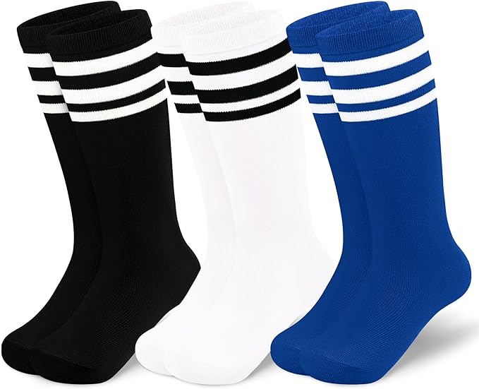Olreco Toddler Soccer Socks Kids Baseball Socks Youth Softball Sock for Girls Boys Football Sock Boys Athletic Accessories