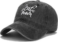 Malaxlx Baseball Cap for Women Men Adjustable Vintage Washed Cotton Distressed Baseball Snapback Caps