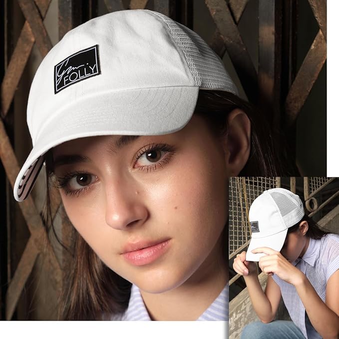 Baseball Cap for Women in Cute Dad Hat Design with Mesh to Stay Cool at The Beach in Summer