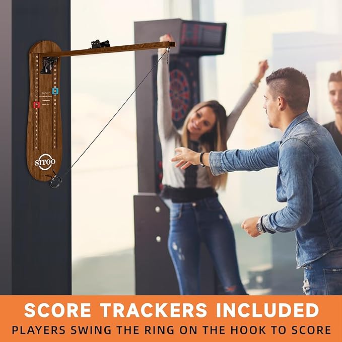 Ring Toss Game for Adults, Outdoors Games, Hook and Ring Game - Image 2