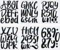 Outus 576 Pieces 8 Sheets Letters Stickers Self Adhesive Vinyl Letter Alphabet by Outus