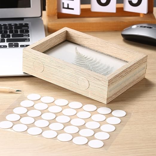 350 Pcs 20mm Double Sided Adhesive Glue Round Dots Stickers Removable Clear - Image 8
