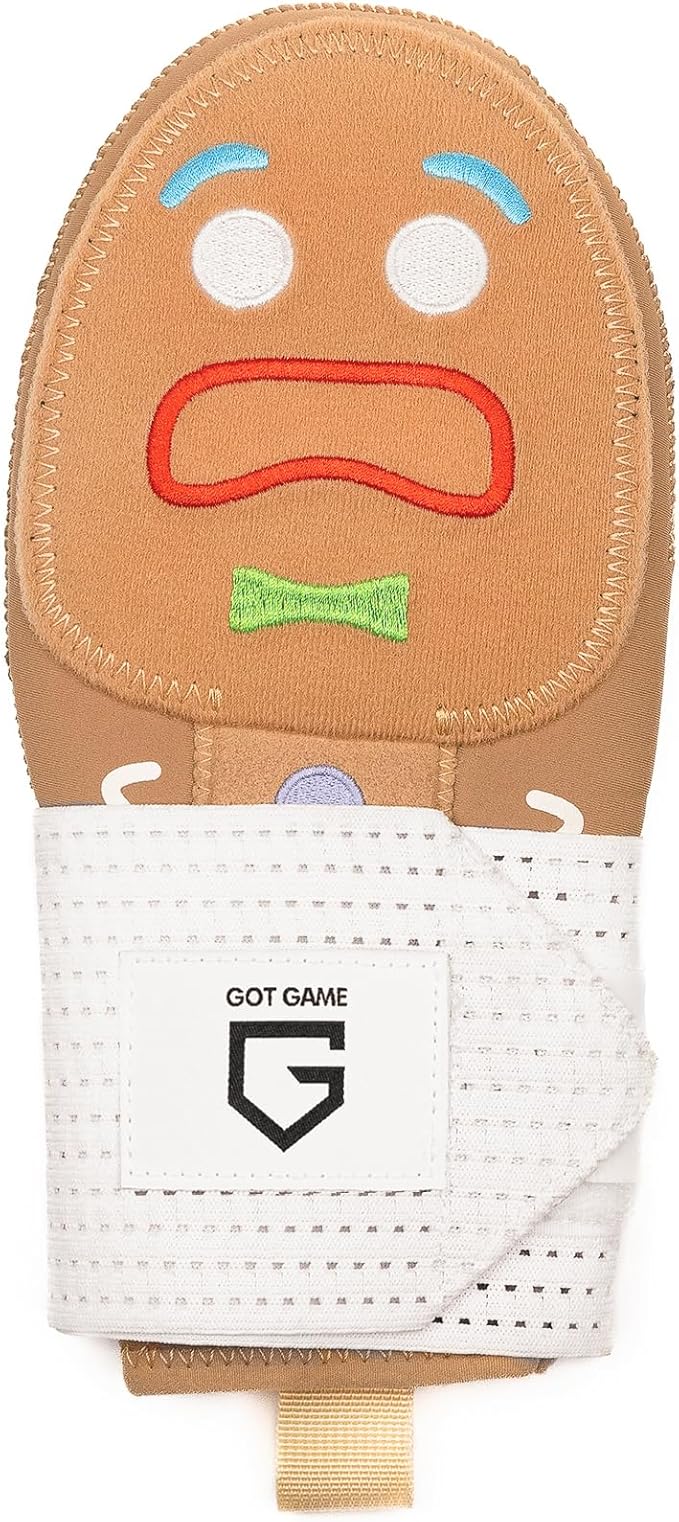 Got Game Baseball Sliding Mitt - Youth and Adult Sizes - Drippy Drip Accessory Gingerbread Man, Ice Cream, Alien, Ninja, Pencil, Cowboy