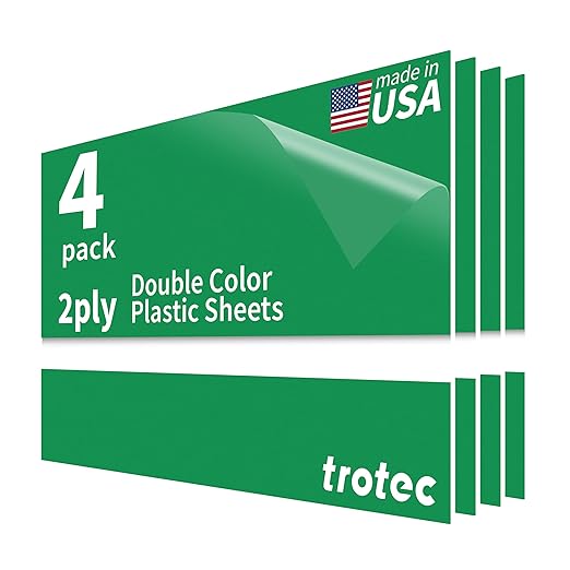 Trotec TroLase | 12"x20"x1/16", Guillotine | Made in USA by TrotecEngravingSupplies