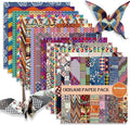 Square Origami Paper 6x6 Double Sided 50 Sheets 50 Colors 70GSM Origami Kit by Mifuner