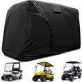 Golf Cart Cover 2/4/6 Passenger, All-Weather Protection Golf Cart Rain Covers, UV Resistant with Windproof Buckle Golf Cart Accessories (Fits for Club Car, for EZGO, for Yamaha)