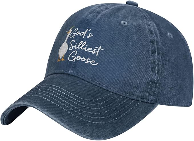 Funny Goose Hat Silly Goose On The Loose Hat Men Baseball Hats Funny Cap