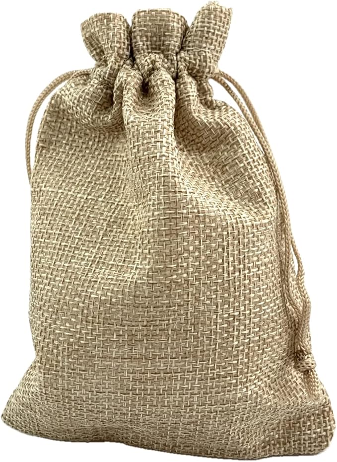 Palmhomee Pack of 25 Burlap Gift Bags by Palmhomee