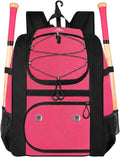 MATEIN Softball Bag, Lightweight Baseball Backpack with Shoe Compartment, Baseball Bag with Fence Hook for TBall Bat & Equipment, Softball Gifts Catchers Backpack for Women Fit Catcher’s Mitt, Helmet