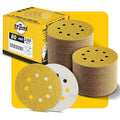 100PCS 5 Inch 80 Grit 125mm 8 Hole Sanding Discs Sandpaper by TPmax