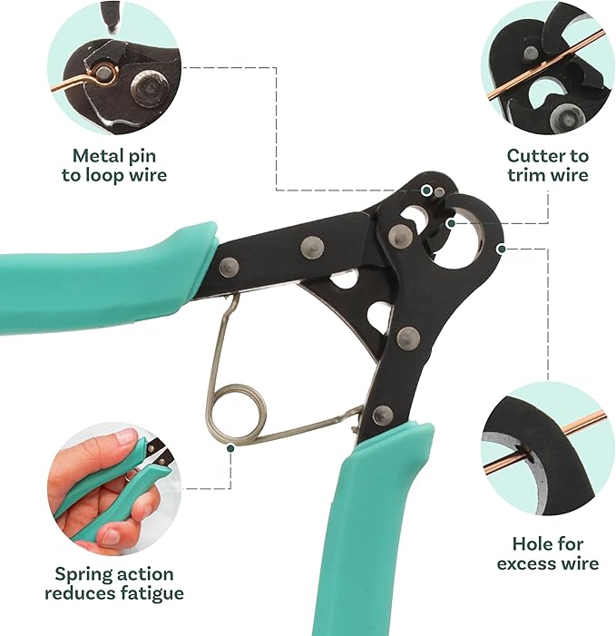 The Beadsmith Vintaj One Step Looper – Create and Trim Consistent 1.5 mm Loops - Image 5