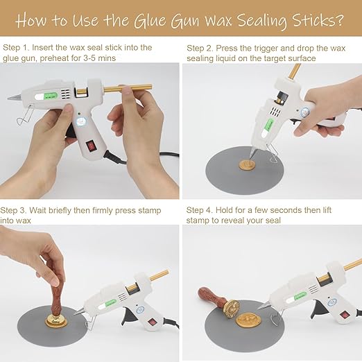 52pcs White Wax Sealing Sticks, Andotopee Glue Gun Adhesive Seal Sticks - Image 8