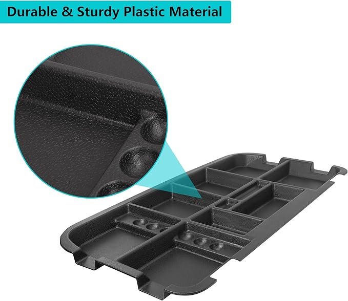 10L0L Golf Cart Under Seat Storage Tray for EZGO RXV TXT Club Car DS Precedent Electric Vehicle with Original Trojan Battery Underseat Organizer Container Holder Plate