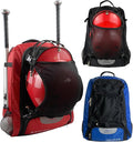 Baseball Backpack for Adult and Youth,Large Capacity Bat Bag,For all bats and equipment,T-Ball & Softball Equipment & Gear, Large Main Compartment for Helmet & accessories
