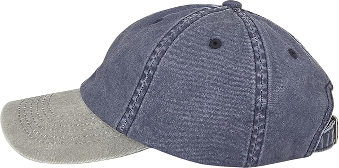 Classic Dad Hat Cotton, Low-Profile Plain Baseball Cap, Adjustable, Breathable and Packable