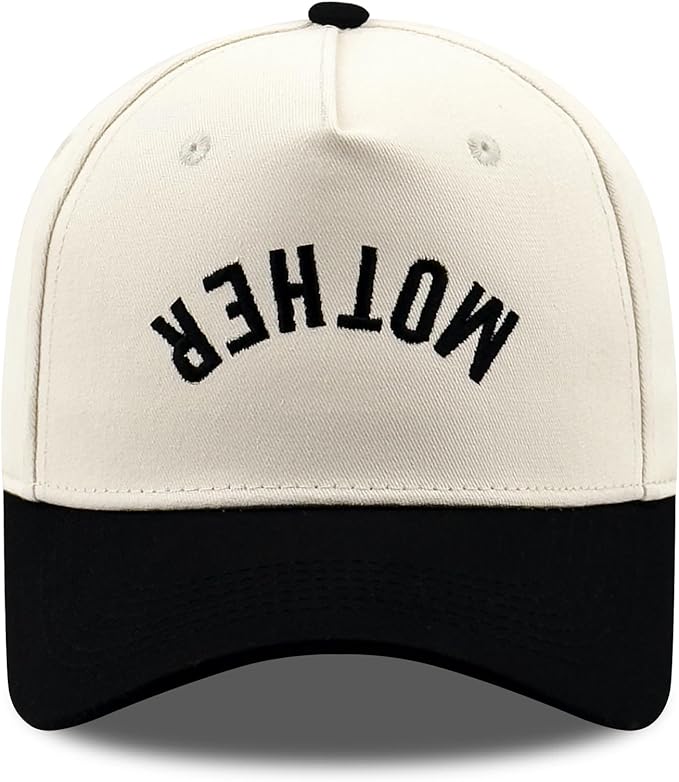 Embroidered Boy Girl Dad Mom Two-Tone Baseball Cap, Classic Dad Hat for Men Women His Her, Family Theme Gift Ideas
